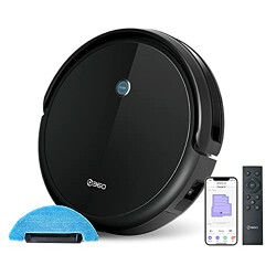 360 C50 Robot Vacuum and Smart Water Mop, with Remote, 2600Pa Suction, 510ml Large dust-bin, 300ml Large Water-Tank, Scheduled Cleaning, Works with Al
