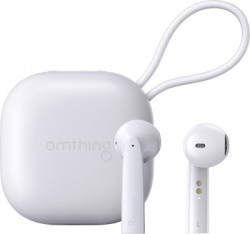 omthing By 1MORE AirFree Pods With Qualcomm 3.0 Wireless Charging Case Bluetooth Headset(Snow White, True Wireless)