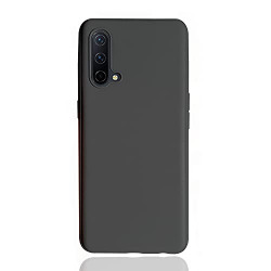 POPIO Back Cover Case for OnePlus Nord CE 5G (Black), Corner Protection, Plain Matte/Velvet Textured Finish Black