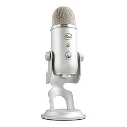 (Renewed) Blue Microphones Yeti USB Microphone, Silver
