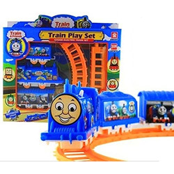 MINNA BAZZAR Plastic Electric Train Set for Kids with Track Big Train Track Set Battery Operated Electric Train Toys for Kids