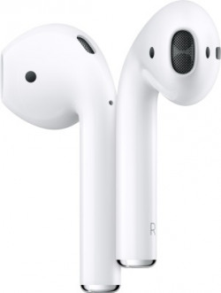Apple AirPods with Charging Case Bluetooth Headset with Mic(White, True Wireless)