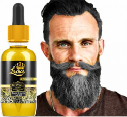 Laxnas Herbals Royal Cloud Beard Growth Oil With 13 Royal Ingredients| Beard Oil With High Nutrients Hair Oil(30 ml)