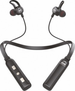 U&I Crash Series Neckband with 30hours Playtime Bluetooth Headset(Black, In the Ear)