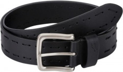 Fastrack Men Casual Black Genuine Leather Belt