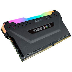 Corsair Vengeance RGB Pro 16GB (1x16GB) DDR4 3200 (PC4-25600) C16 Optimized for AMD Ryzen  Black