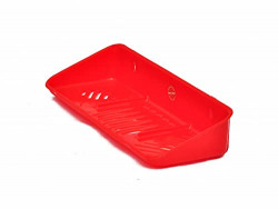 Chetan Plast Soap Case, Triple Tray - Plastic Bathroom Soap Case, (Red) Home and Office Pack of 2 Pcs