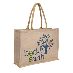 Back to Earth HomeStop Basic Large Jute Bag (Free Size, Brown)