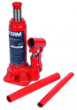 FERM JBM1001 Plastic Bottle Jack 2000 Kg (Red)