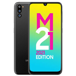 Samsung Galaxy M21 2021 Edition (Charcoal Black , 4GB RAM, 64GB Storage) | FHD+ sAMOLED | 6 Months Free Screen Replacement for Prime