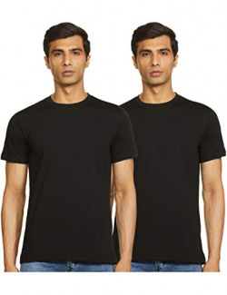 Levi's Men's Plain Regular Fit T-Shirt (PR807013, Black S)