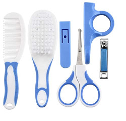 Ataraxia Baby Blue Grooming Kit with Scissors - The Best Unique Baby Shower Gift
