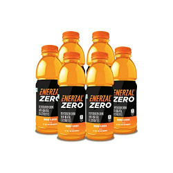 Enerzal Zero Energy Drink Liquid 400 ML Each (Pack of 6) Zero Calorie, No Caffeine, No Carbonation