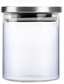 cello Steelox Borosilicate Storage Jar 700Ml  - 700 ml Glass Utility Container(Clear)