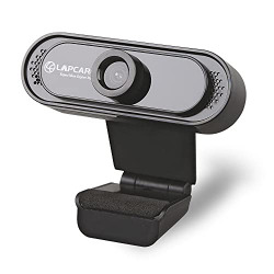 Lapcare Lapcam HD 720M P, Noise Isolated Microphone with Computer HD stremaing Web cam for Desktop & Laptop with mic with Wide Angle Lens & Large Sensor for Superior Low Light, Optical (Black)