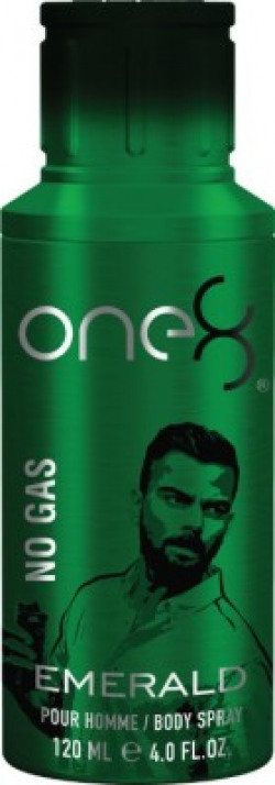 one8 by Virat Kohli No Gas Emerald Deodorant 120 ml - Men Perfume Body Spray  -  For Men(120 ml)