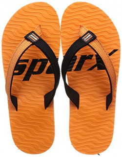 Sparx Men Orange Black Flip-Flops-10 UK (44 2/3 EU) (SF0204G_ORBK0010)
