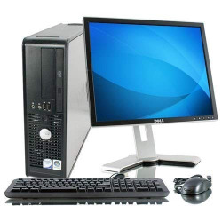 (Renewed) Dell Optiplex 380 Desktop (Core 2 Duo E7500/4 GB/320 GB HDD/Windows/MS Office/Intel GMA 4500), Black