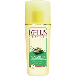 Lotus Herbals Alphamoist Alpha Hydroxy Skin Renewal Oil Free Moisturizer | 80ml