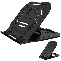 SortCircuit SL-557 PosturePerfect Laptop Stand | Ventilated Portable and Foldable | Compatible with Laptop MacBook Notebook Tablets (12 inch/13 inch/14.1 inch/15.6 inch laptops)