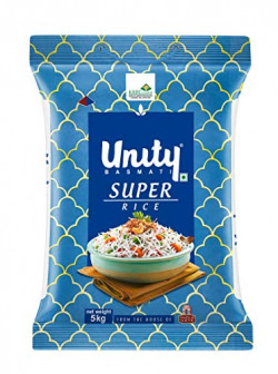 Unity Super | Authentic Long Grain Basmati Rice, 5 Kg Pack | from The House of India Gate