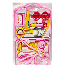 PRIMEFAIR Complete Doctor Kit Box Medical Accessories Pretend Gift Toys for Girl's Gift Type Pack of 13