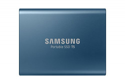 (Renewed) Samsung T5 500GB Portable Solid State Drive (Blue)