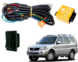 Auto Pearl Phoenix Headlamp High Power 100/90W & 130/100W Wiring Harness Kit with Relay and Switch for H4 Bulbs - Safar Decor