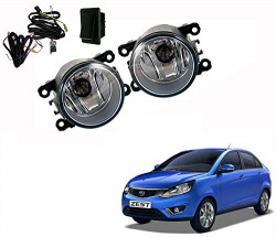 Auto Pearl - Car Fog Lamp Lights with Wiring Kit and Switch for - Zest