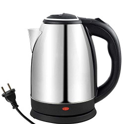 Hokage Automatic Stainless Steel Electric Kettle, (Silver)