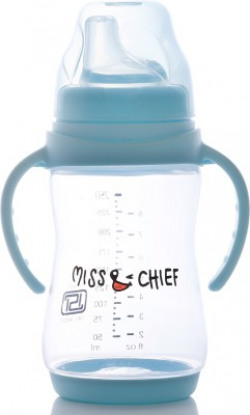 Miss & Chief Sipper with Soft Nipple spout - 250 ml(Blue)