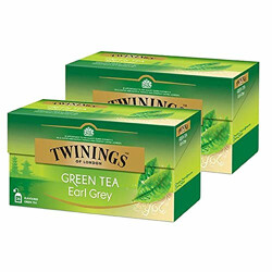 Twinings Green Tea Early Grey, 2 Pack, 2 x 40 g