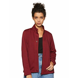 Cazibe Fleece Women's Sweatshirt (308BOU_Mehroon_M)