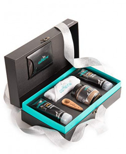 mCaffeine Coffee Moment Skincare Kit | Perfect Rakhi Gift for Brother & Sister | Premium Gift Hamper with Natural Products | Gift Set for Women & Men | Raksha Bandhan Gift-Pack of 5