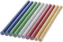 HOTGLUEGUN Hot Melt 15 Glue Sticks 7MM 15 Glitter Sticks for 20w Glue Gun