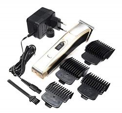 Dealsure Professionals Design Perfect Shaver And Haircut Rechargeable Beard And Moustaches Hair Machine And Trimming With Cord And Without Cordless Use(Silver Colour)