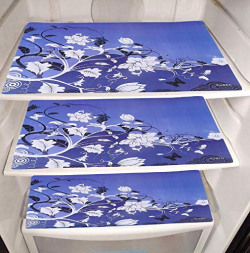 Kuber Industries PVC 6 Pieces Refrigerator Drawer Mats (Blue) -CTLTC11149