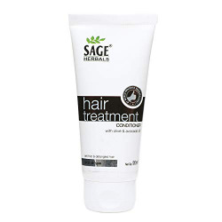 Sage Herbal Hair Treatment Conditioner With Olive & Avocado Oil, Control Hairfall & Dandruf, Soft & Smooth Hair, 90ml