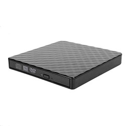 BigPlayer External DVD CD Drive USB 3.0 Burner Writer Drive Player High Speed Data Transfer for Laptop/Desktop/MacBook/Mac OS/Windows10/8/7/XP/Vista (Black)