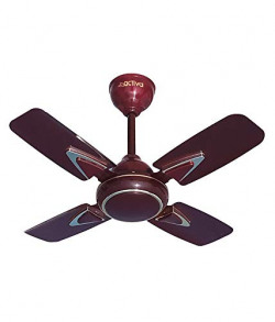 Activa HIGH Speed 850 RPM Galaxy-1 4 Blades (600MM) Deco Ceiling Fan Brown -2 Year Warranty