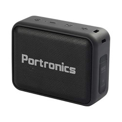 Portronics Dynamo POR-394 5W Bluetooth 5.0 Portable Stereo Speaker with TWS, USB Music & FM Music and Clear Bass Sound, 2000mAh Battery (Black)