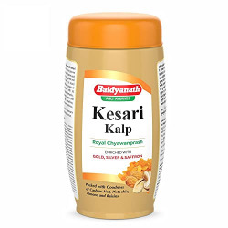 Baidyanath Kesari Kalp Royal Chyawanprash - Enriched with Gold, Silver and Saffron - 1 kg