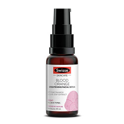 Swisse Skincare Blood Orange Brightening Facial Serum with Vitamin C, Olive Leaf Extract, Niacinamide - 30Ml (For All Skin Type)