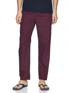 US Polo Association Men's Regular Track Pants (I659-RN0-CH_Red Small Check_M)