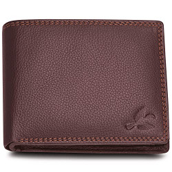 HORNBULL Stella Wallet for Men | Stylist Mens Wallet with RFID Blocking | Wallet Men Brown Genuine Leather | Wallets Men Leather | Gift for Men