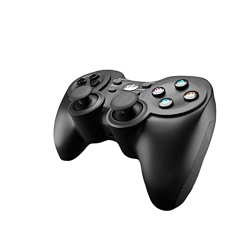 Redgear Elite v2 Wireless Gamepad with 2.4GHz Wireless Technology, 2 Digital triggers, 2 Analog Sticks, Integrated Dual Intensity Motor for PC(Black)