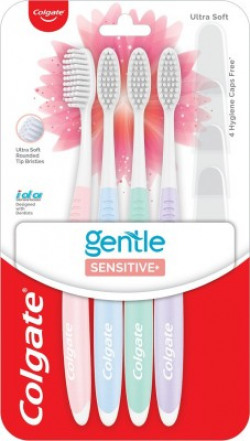 Colgate Gentle Sensitive, Ultra Soft Ultra Soft Toothbrush(4 Toothbrushes)