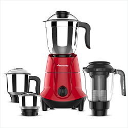 Butterfly Jet Elite Mixer Grinder 750W, 4 Jars, 5 Years Motor Warranty (Red)