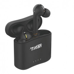 Tiitan X80 Bluetooth Truly Wireless in Ear Earphones with Mic (Black)
