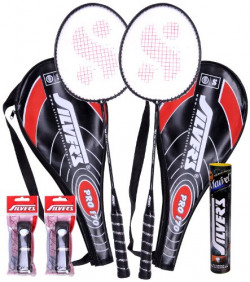Silver's Pro-170 Marvel Plus PVC Grips Badminton Racquet Set